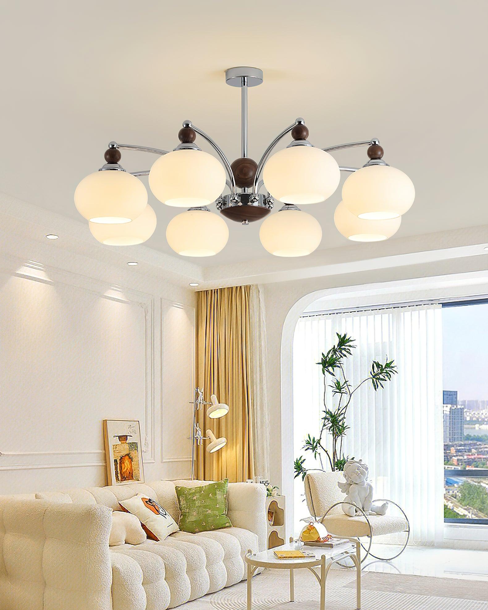 Noir Larenta Chandelier - Lumpaz