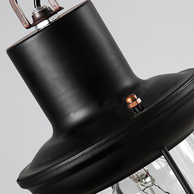 Vintage Wood Glass Chandeliers - Lumpaz