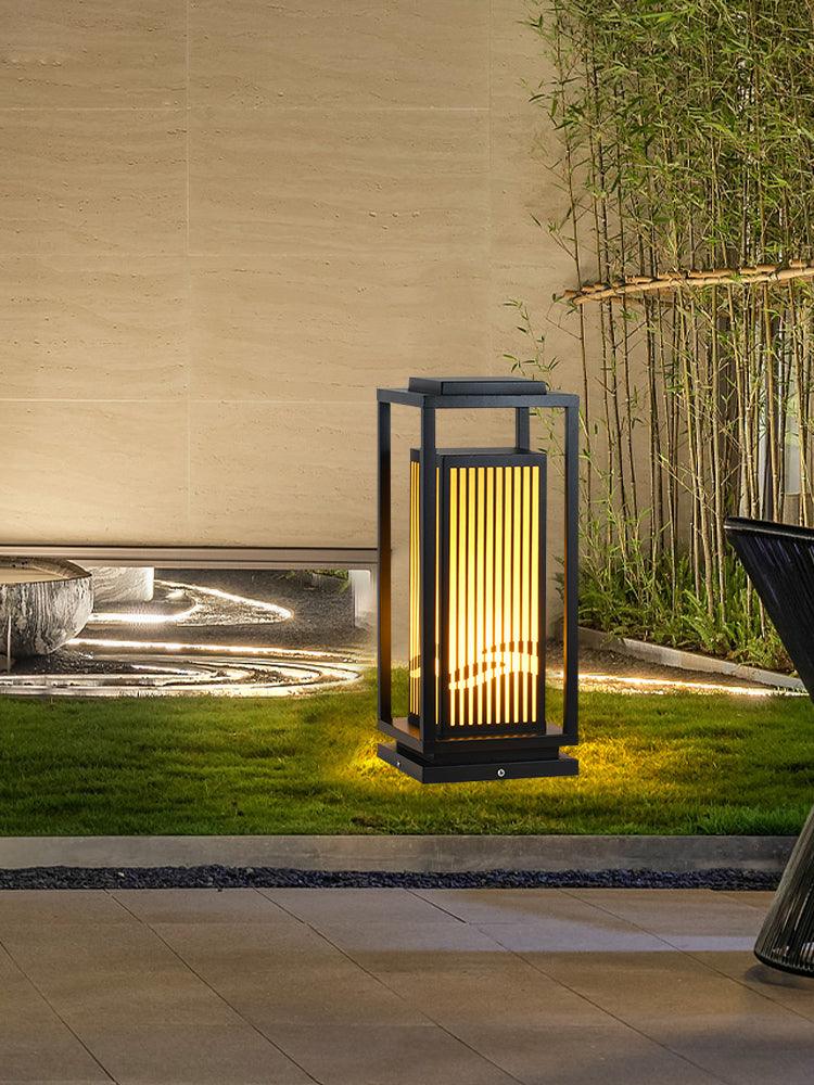 Modern Square Cage Garden Light - Lumpaz