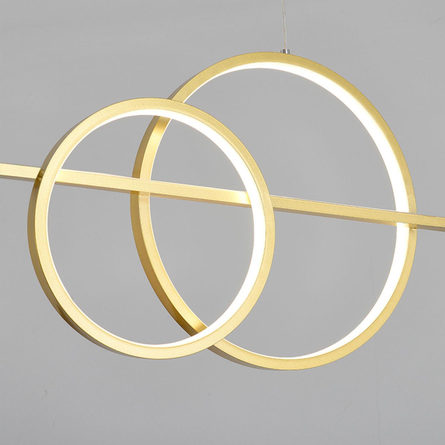 Brooklyn Double Circle Chandelier - Lumpaz