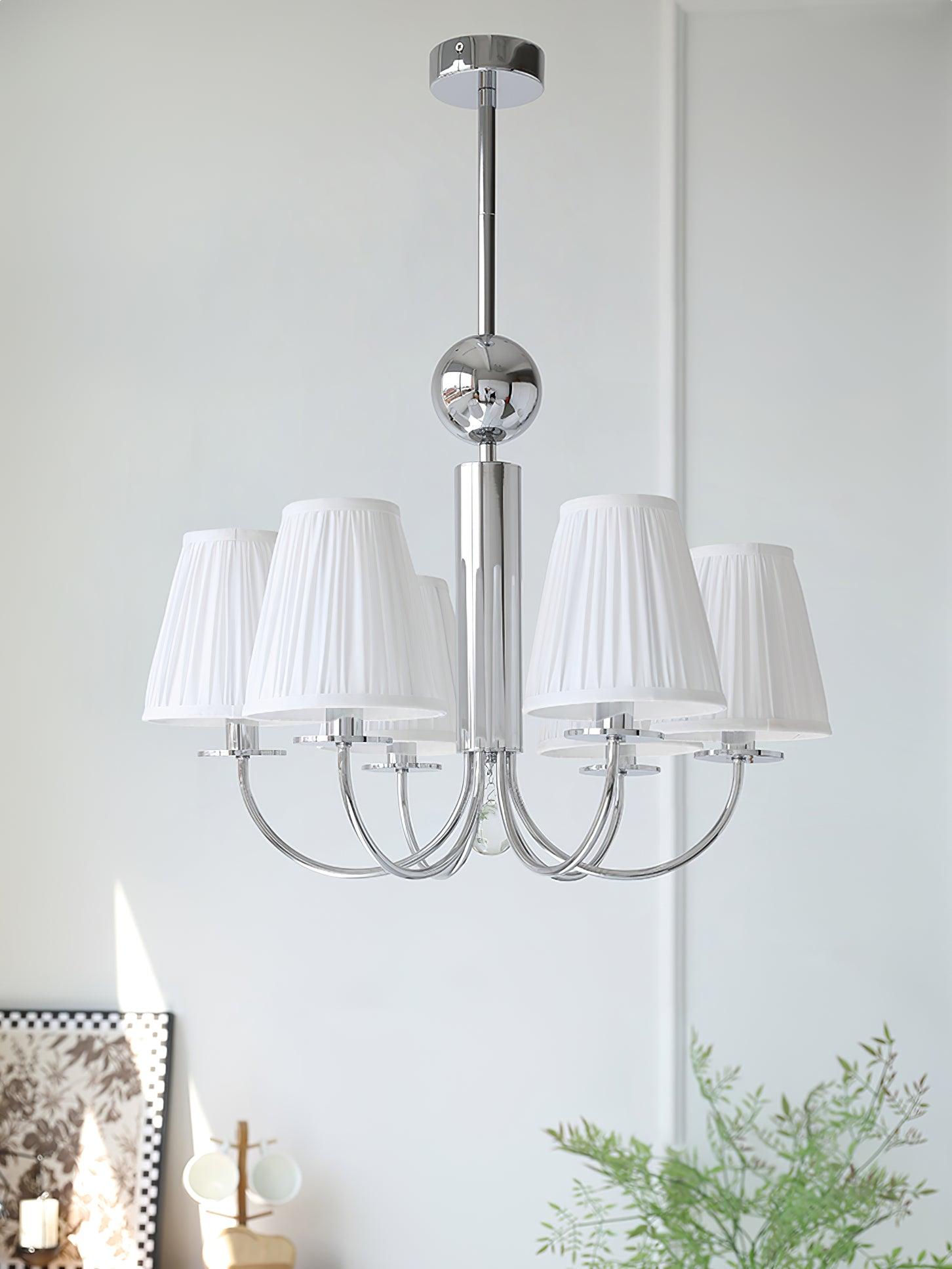 Simplicity Chrome Chandelier - Lumpaz