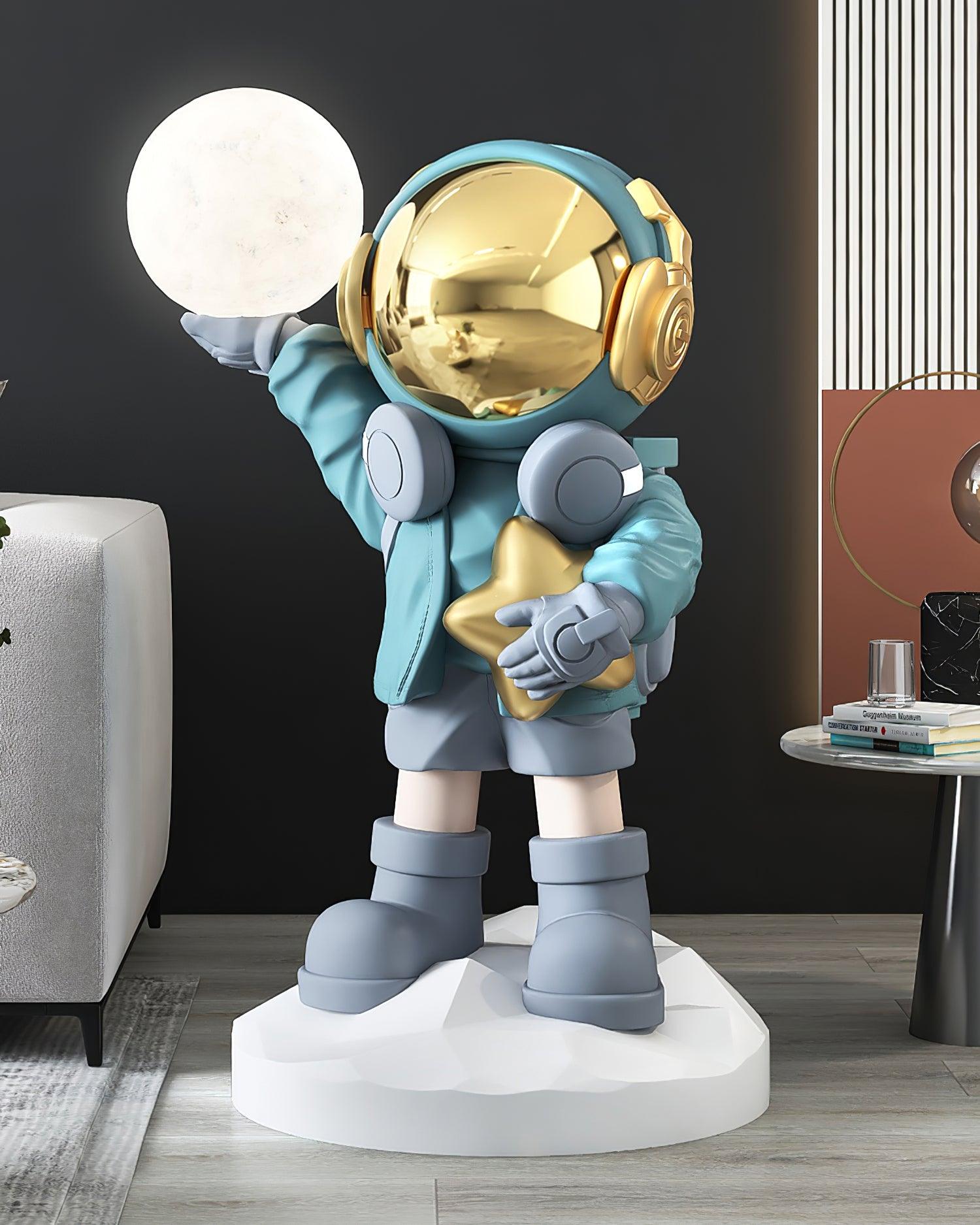 Apollo Astronaut Built-in Battery Floor Lamp - Lumpaz