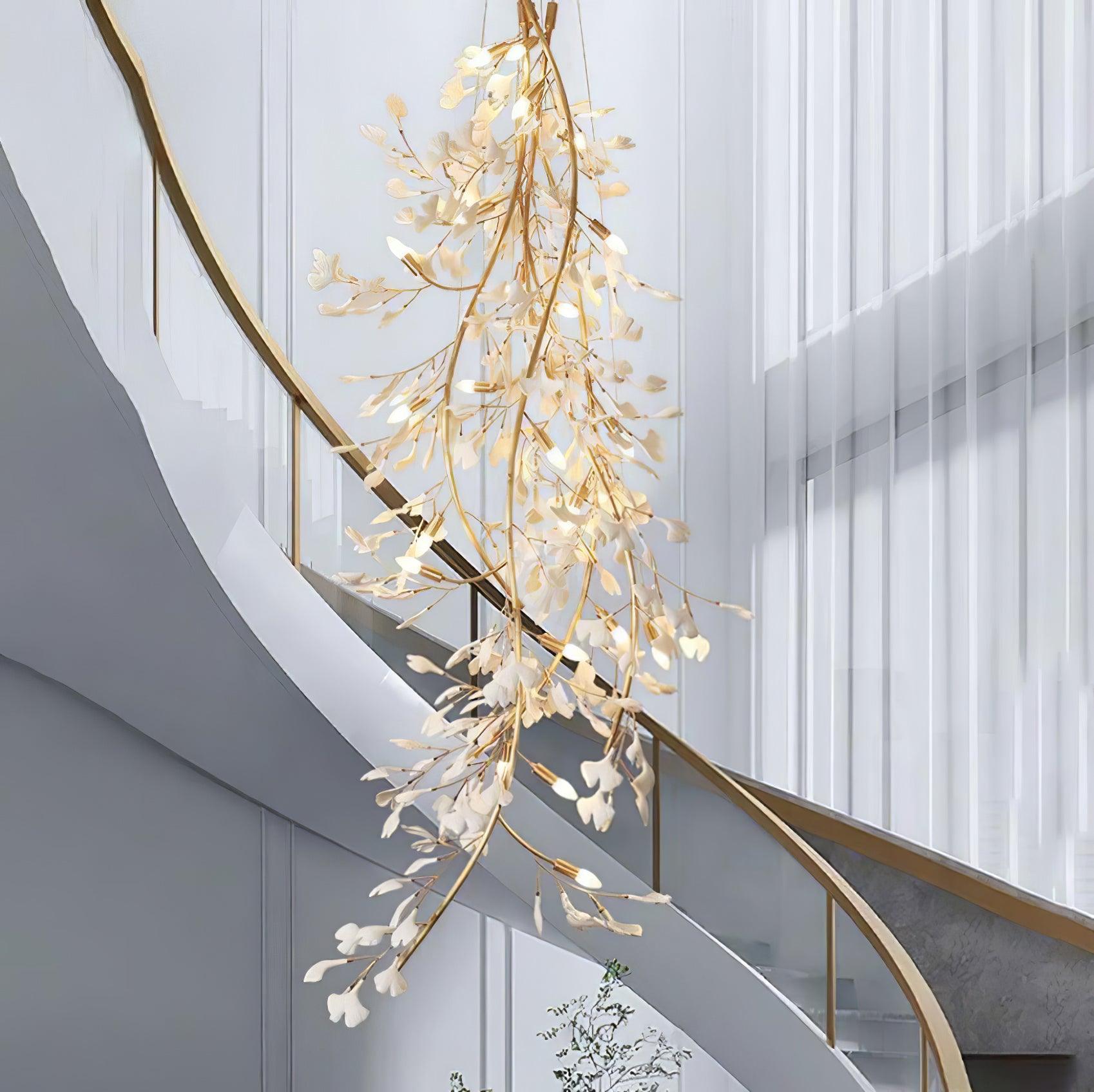 Gingko Long Branch Chandelier - Lumpaz