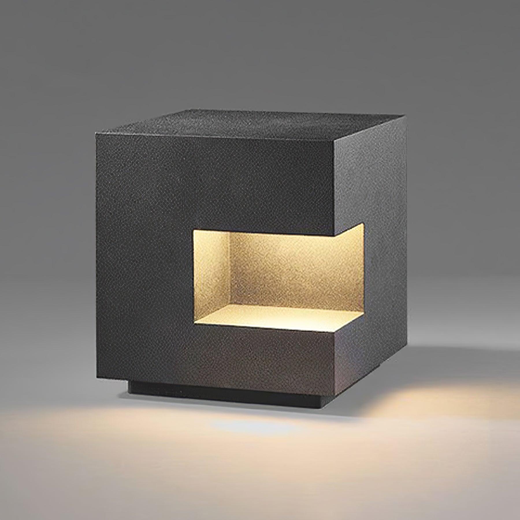Regular Cube Solar Power Post Light - Lumpaz