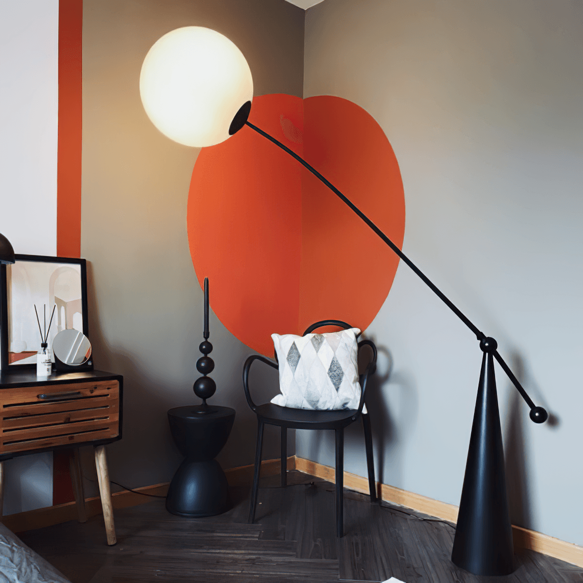 Opal Arc Floor Lamp - Lumpaz
