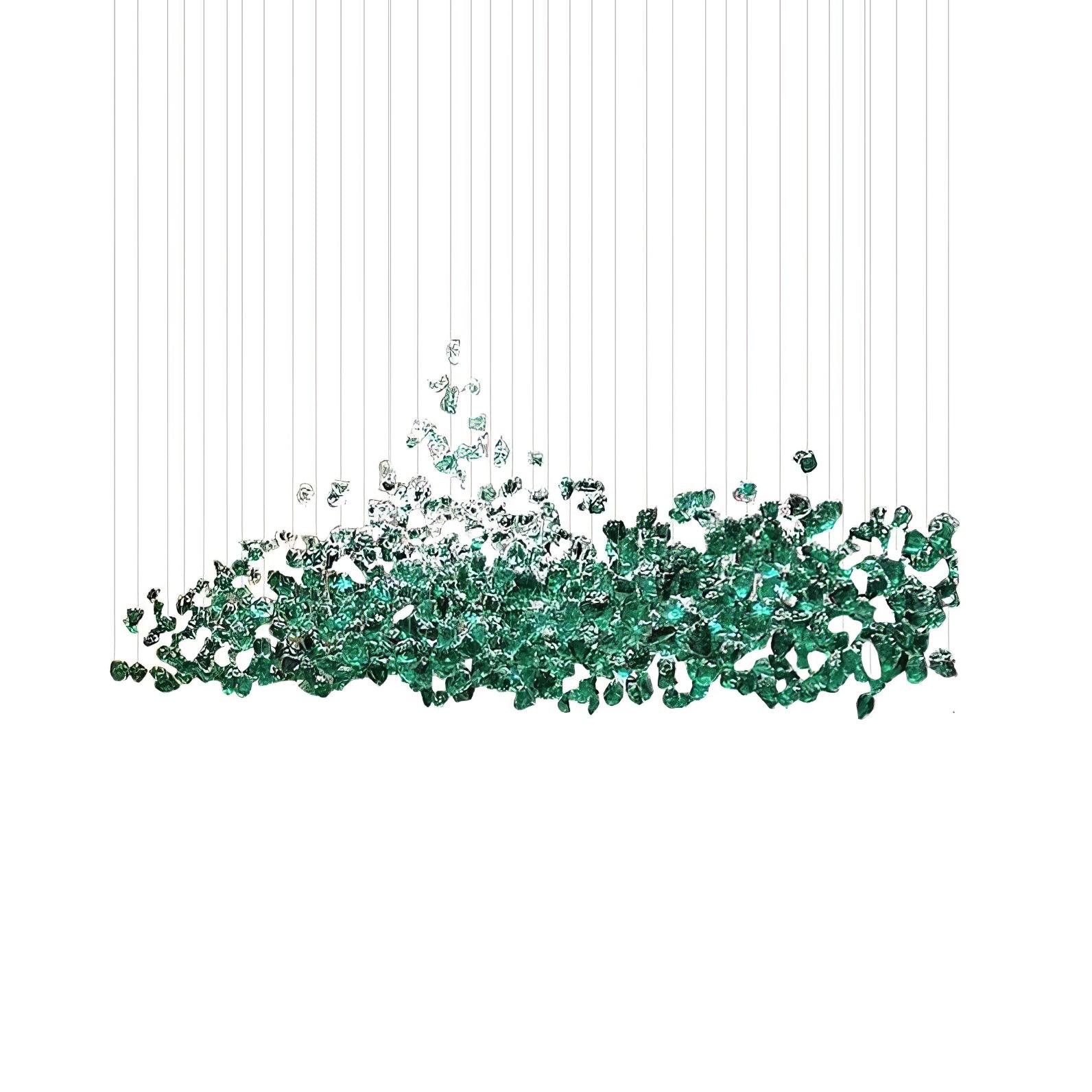 Multicolor Crystal Stone Chandelier - Lumpaz