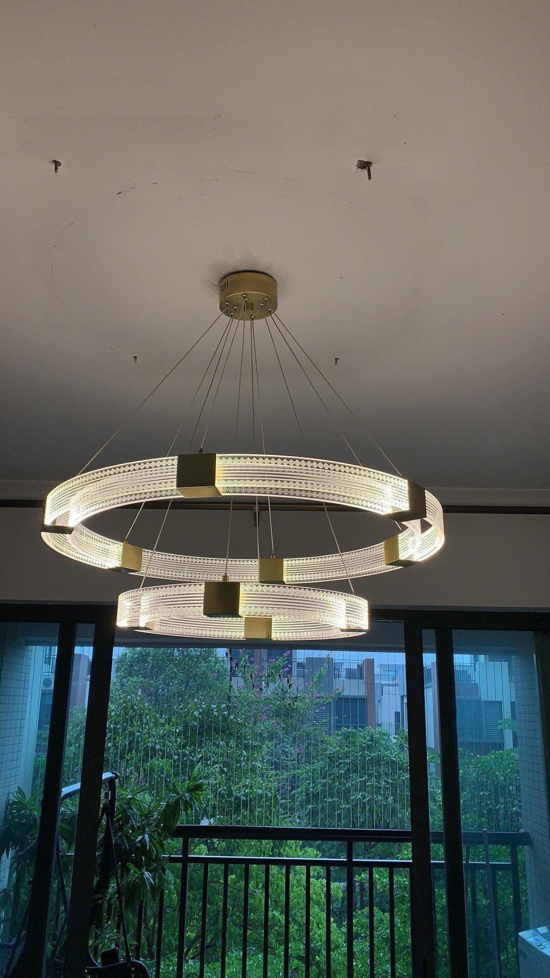 Parallel Ring LED Chandelier - Lumpaz