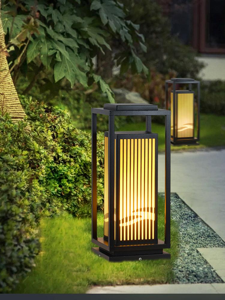 Modern Square Cage Garden Light - Lumpaz