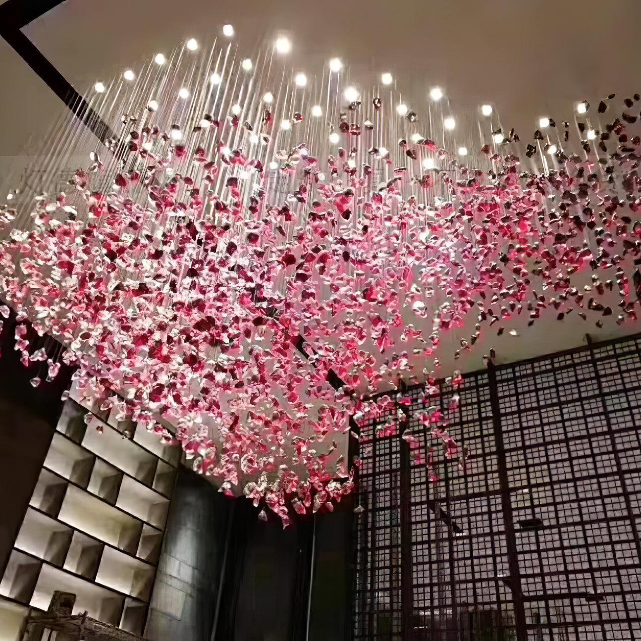 Multicolor Crystal Stone Chandelier - Lumpaz