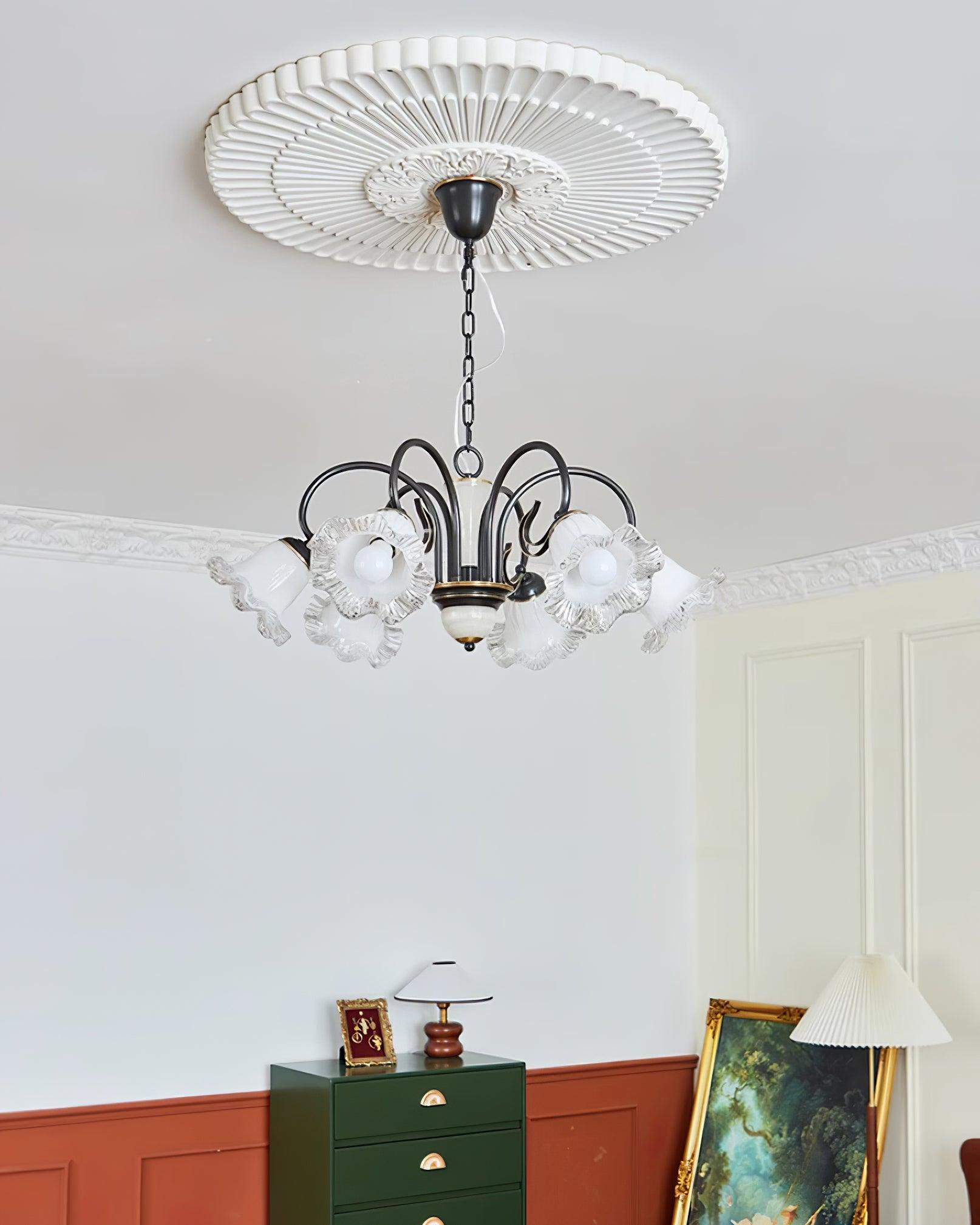 Luce Black Chandelier - Lumpaz