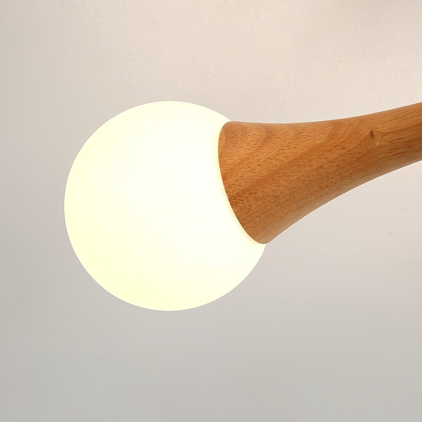 Wooden Nera Chandelier - Lumpaz