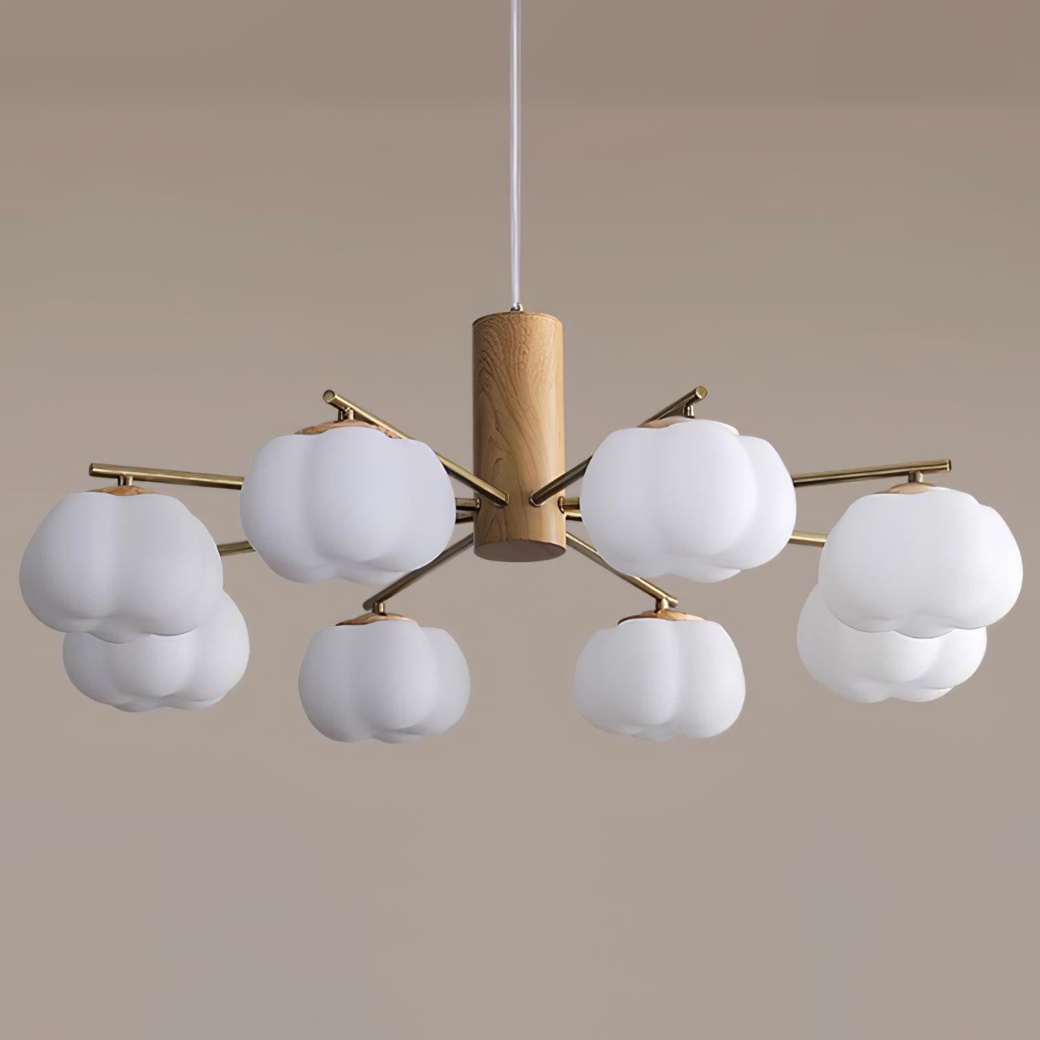 Cotton Balls Chandelier - Lumpaz