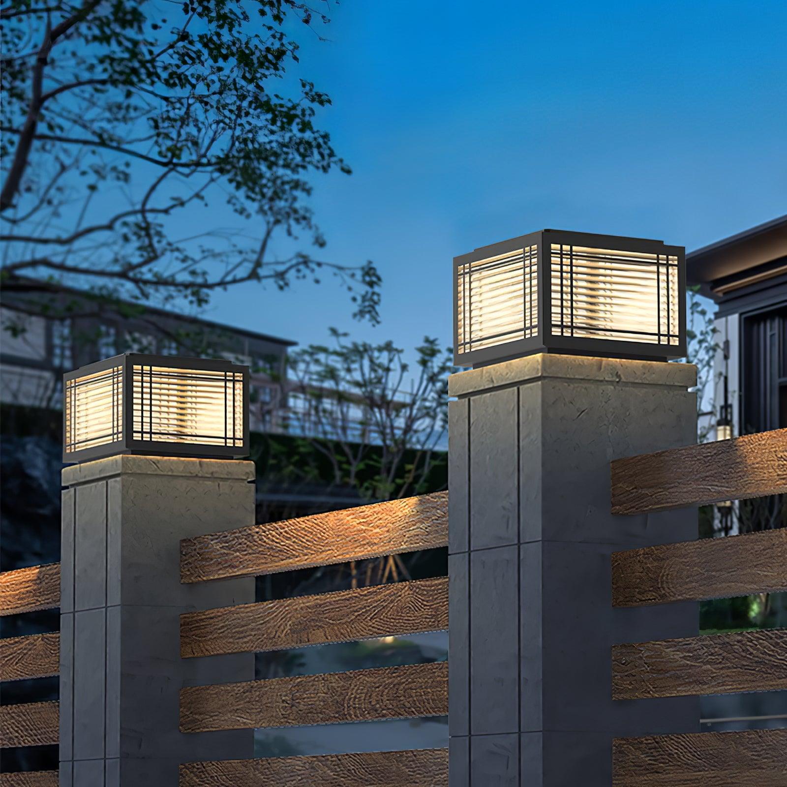 Deck Solar Outdoor Post Light - Lumpaz