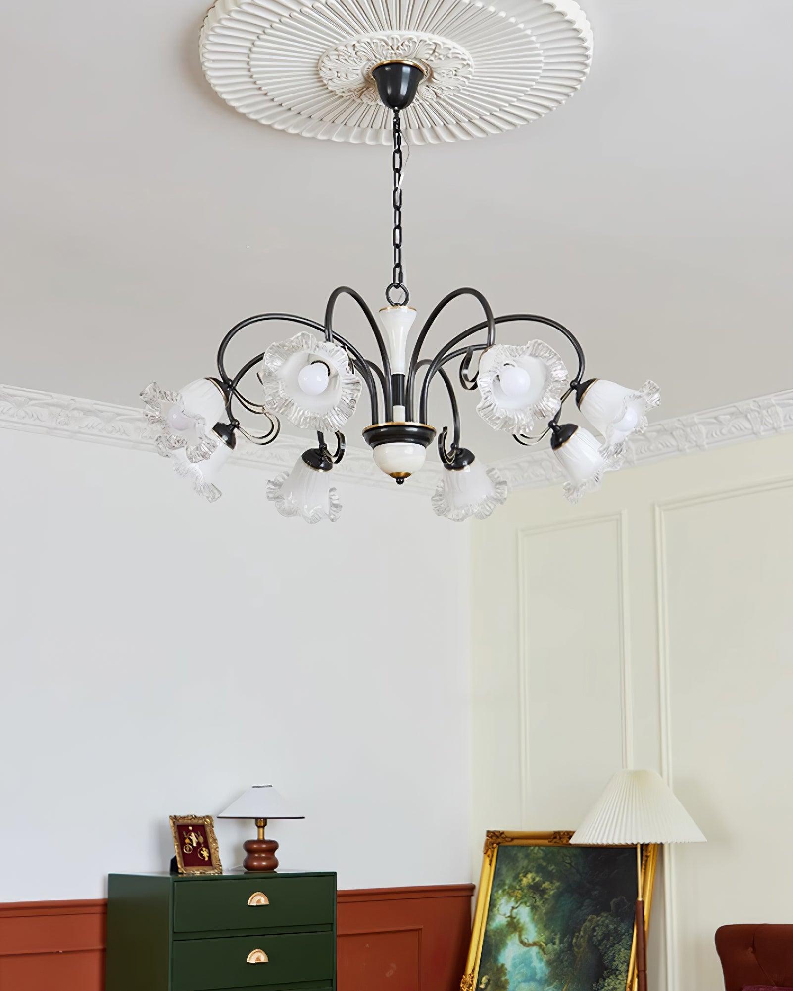 Luce Black Chandelier - Lumpaz