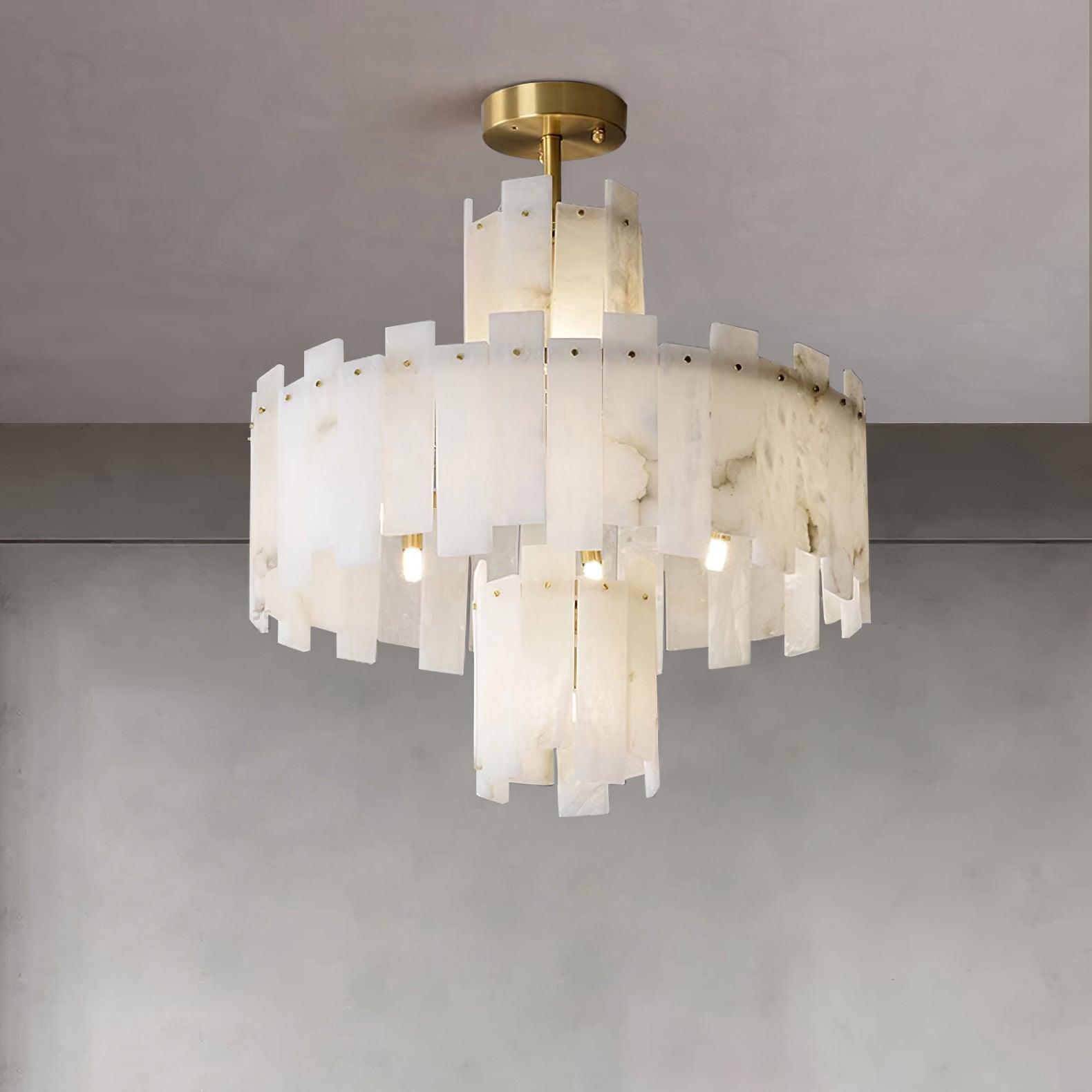 Regina Alabaster Chandelier - Lumpaz