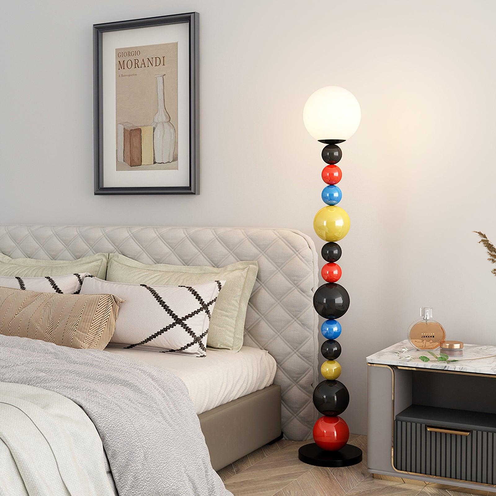 Colorful Round Ball Floor Lamp - Lumpaz