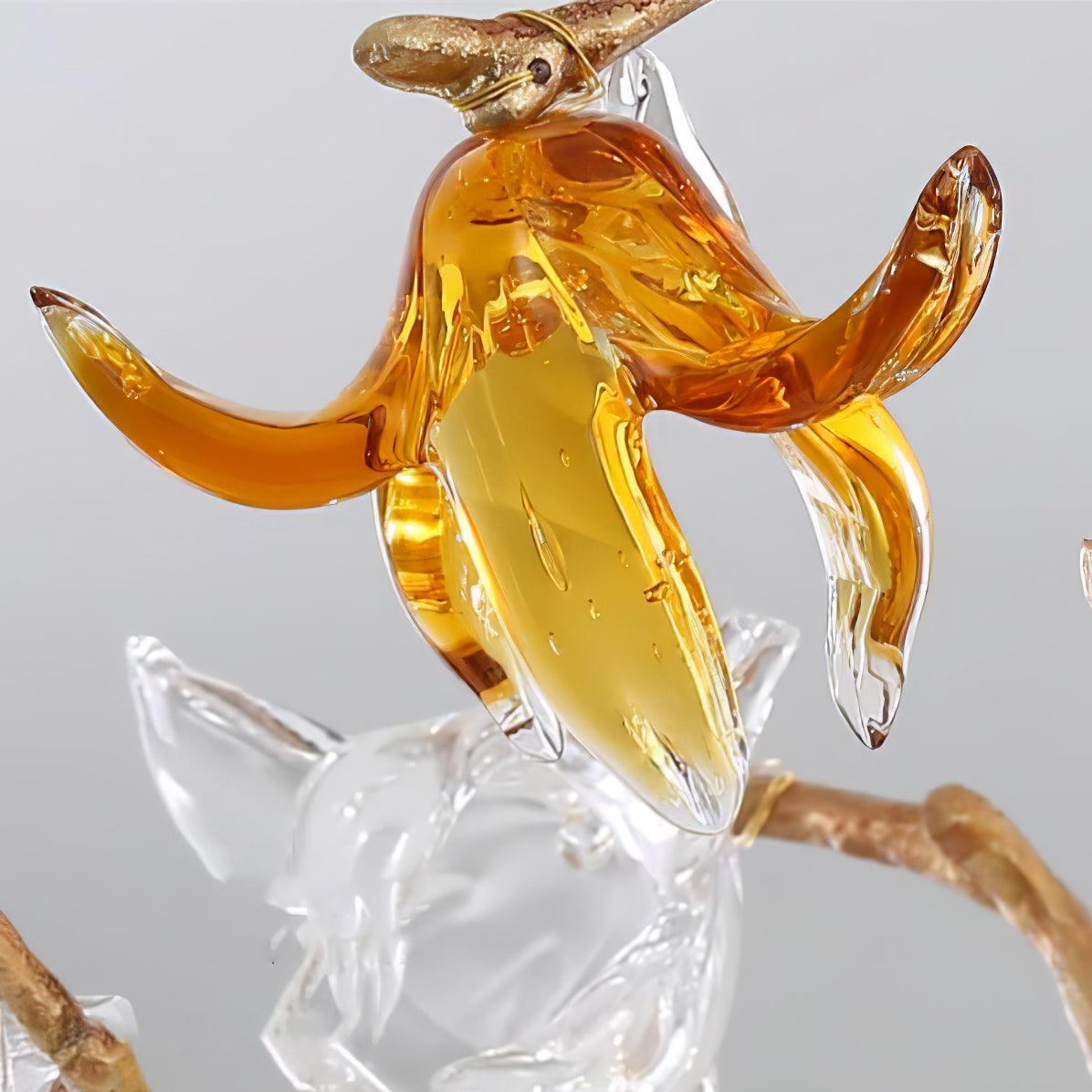 Aosta Brass Branch Chandelier - Lumpaz