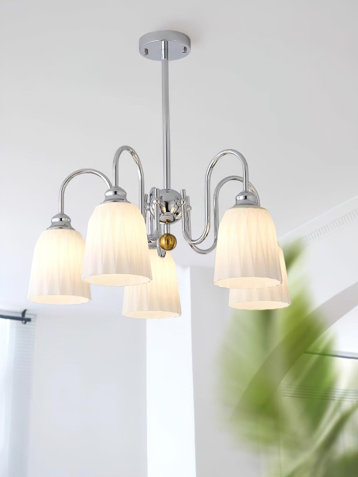 Bauhaus Pleated Chandelier - Lumpaz