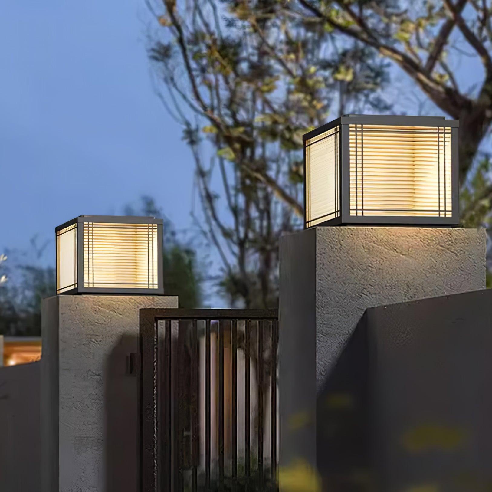 Deck Solar Outdoor Post Light - Lumpaz