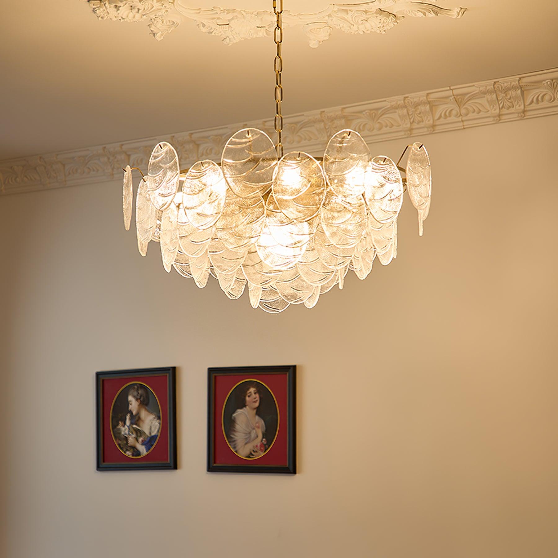 Victorian Disc Chandelier - Lumpaz