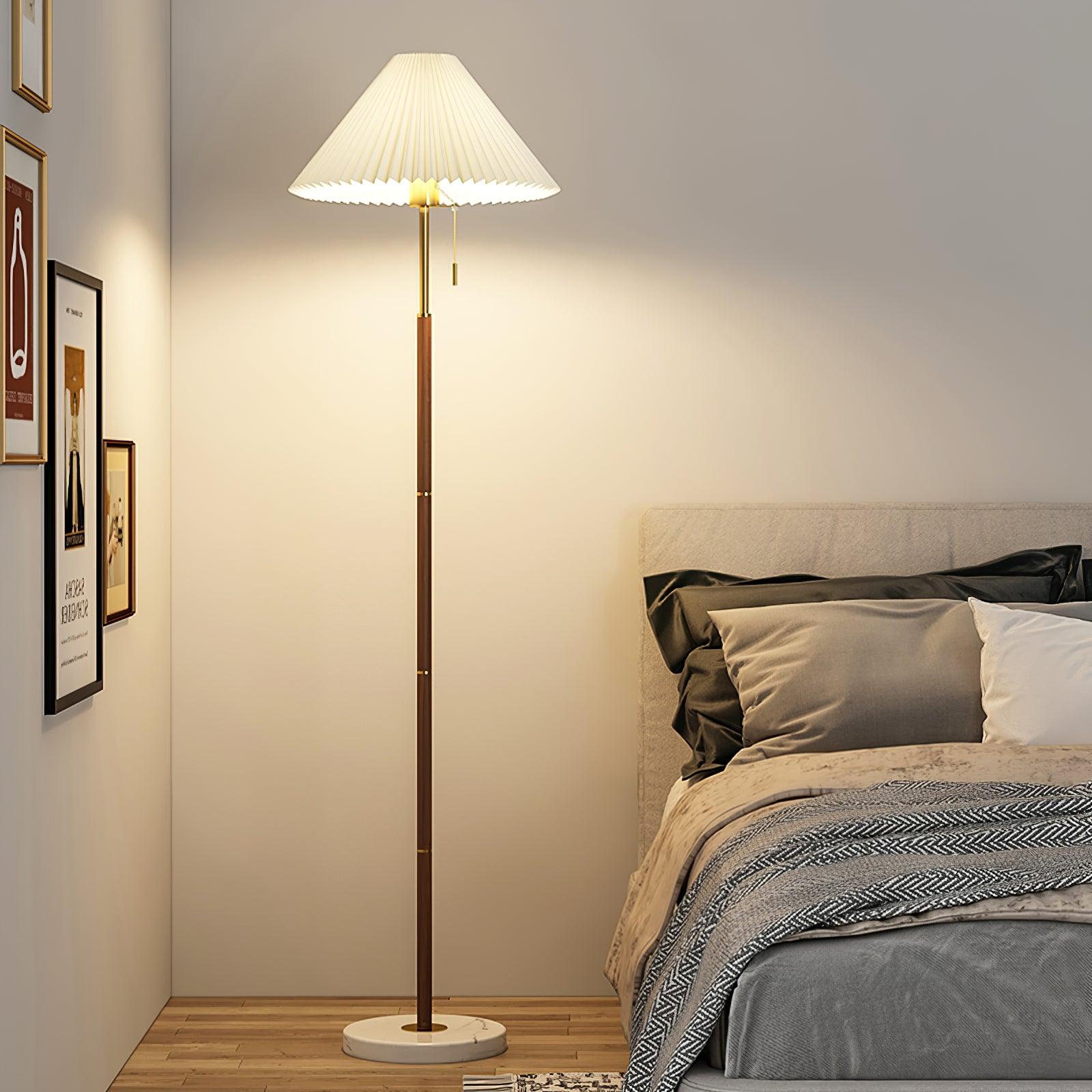 Vintage Pleated Floor Lamp - Lumpaz