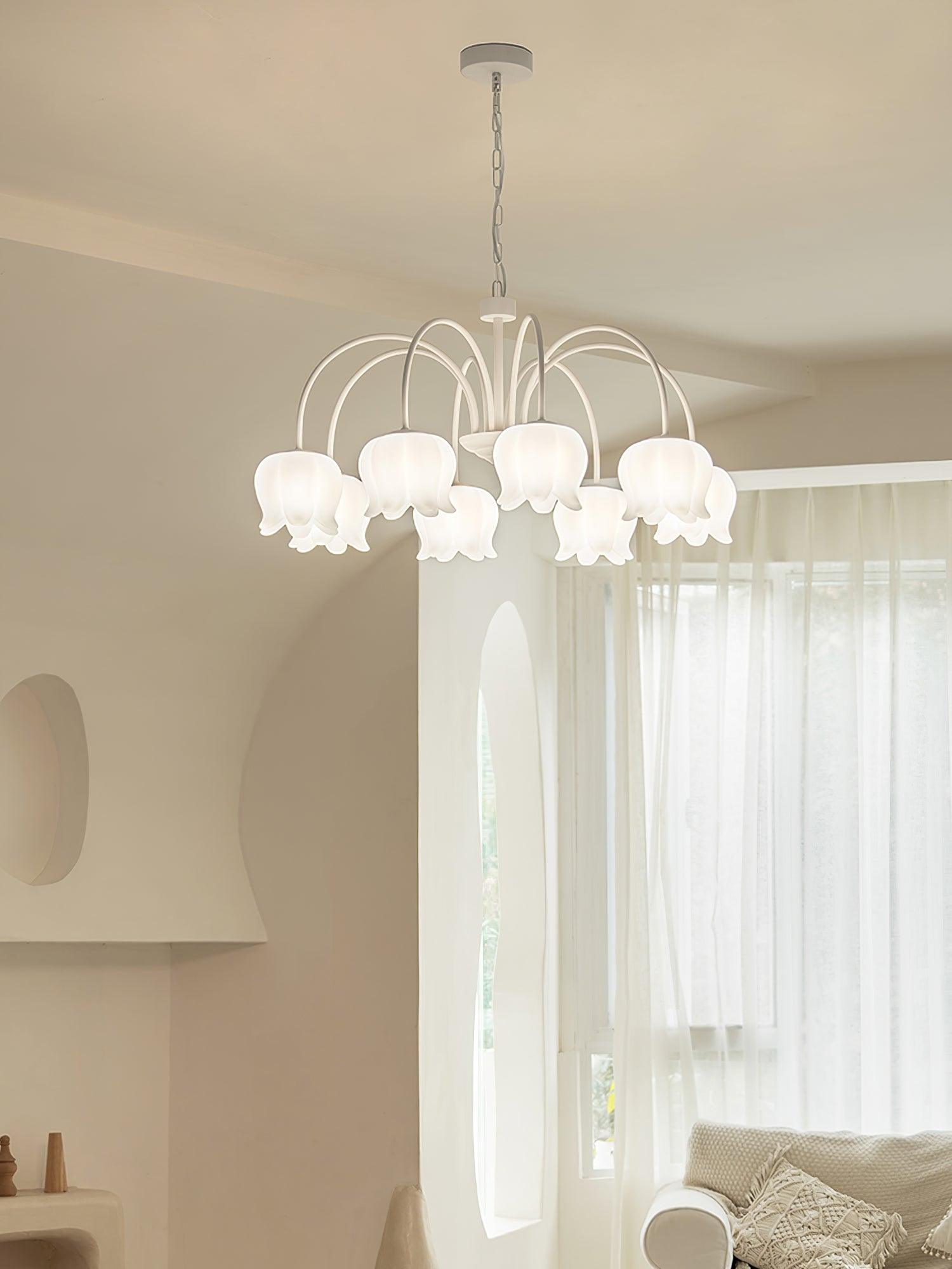 Curved Arm Bell Chandelier - Lumpaz