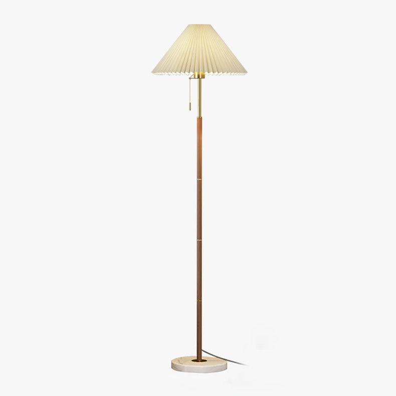 Vintage Pleated Floor Lamp - Lumpaz