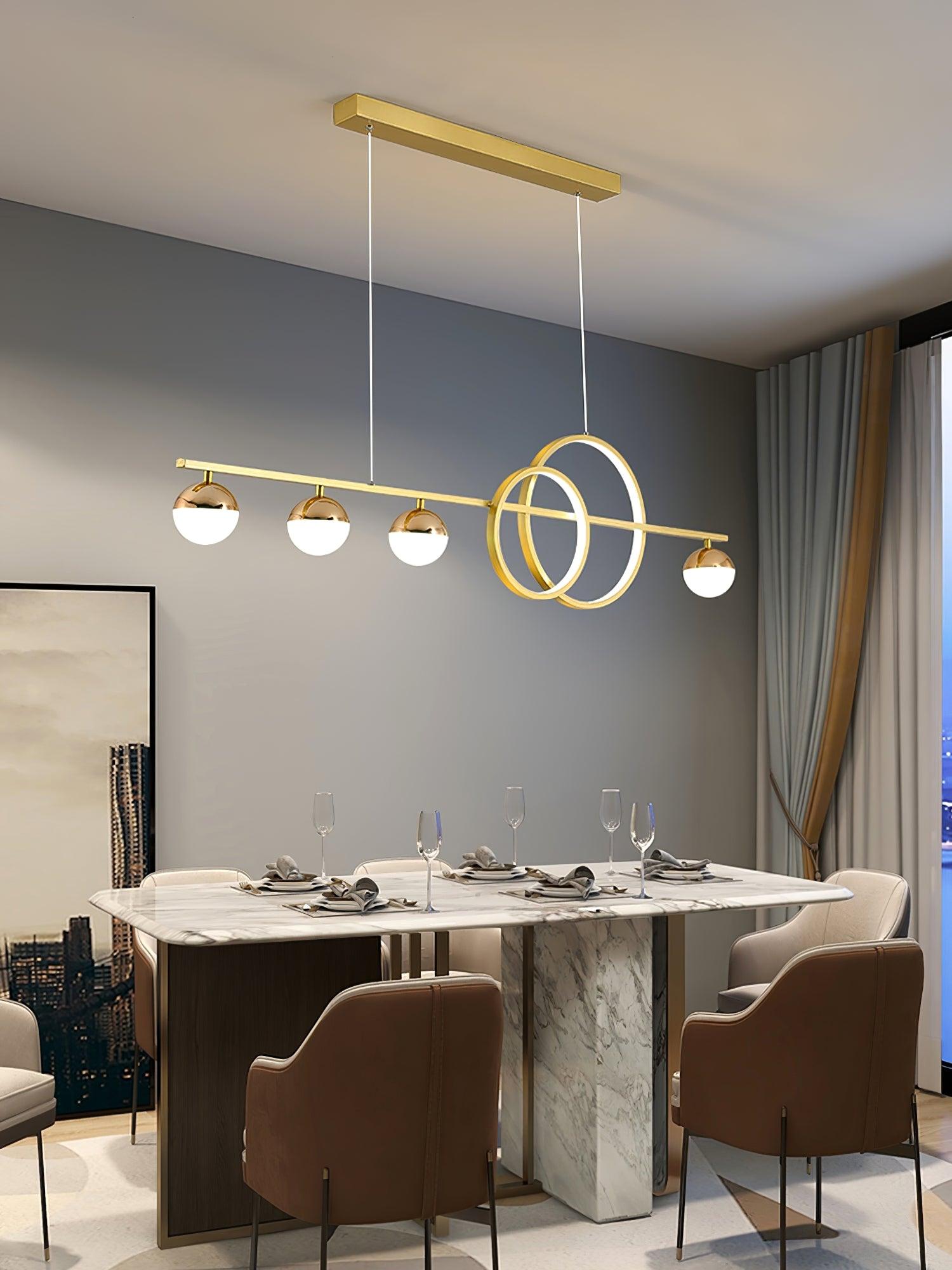 Brooklyn Double Circle Chandelier - Lumpaz