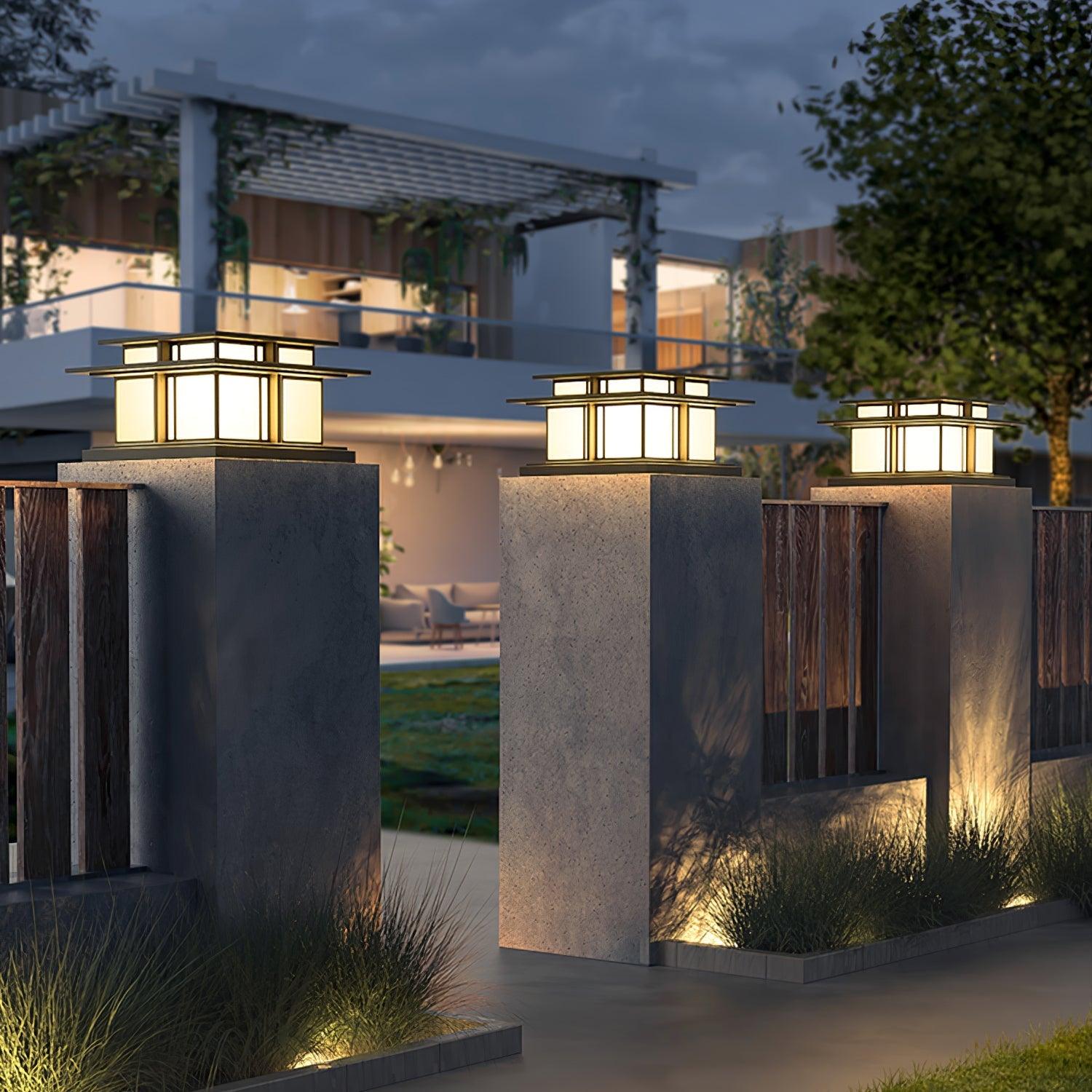 Boilyn Solar Outdoor Pillar Light - Lumpaz