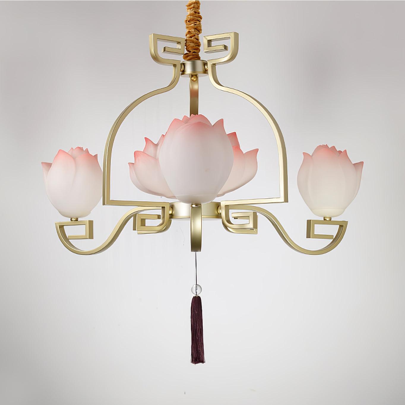 Lotus Bloom Chandelier - Lumpaz