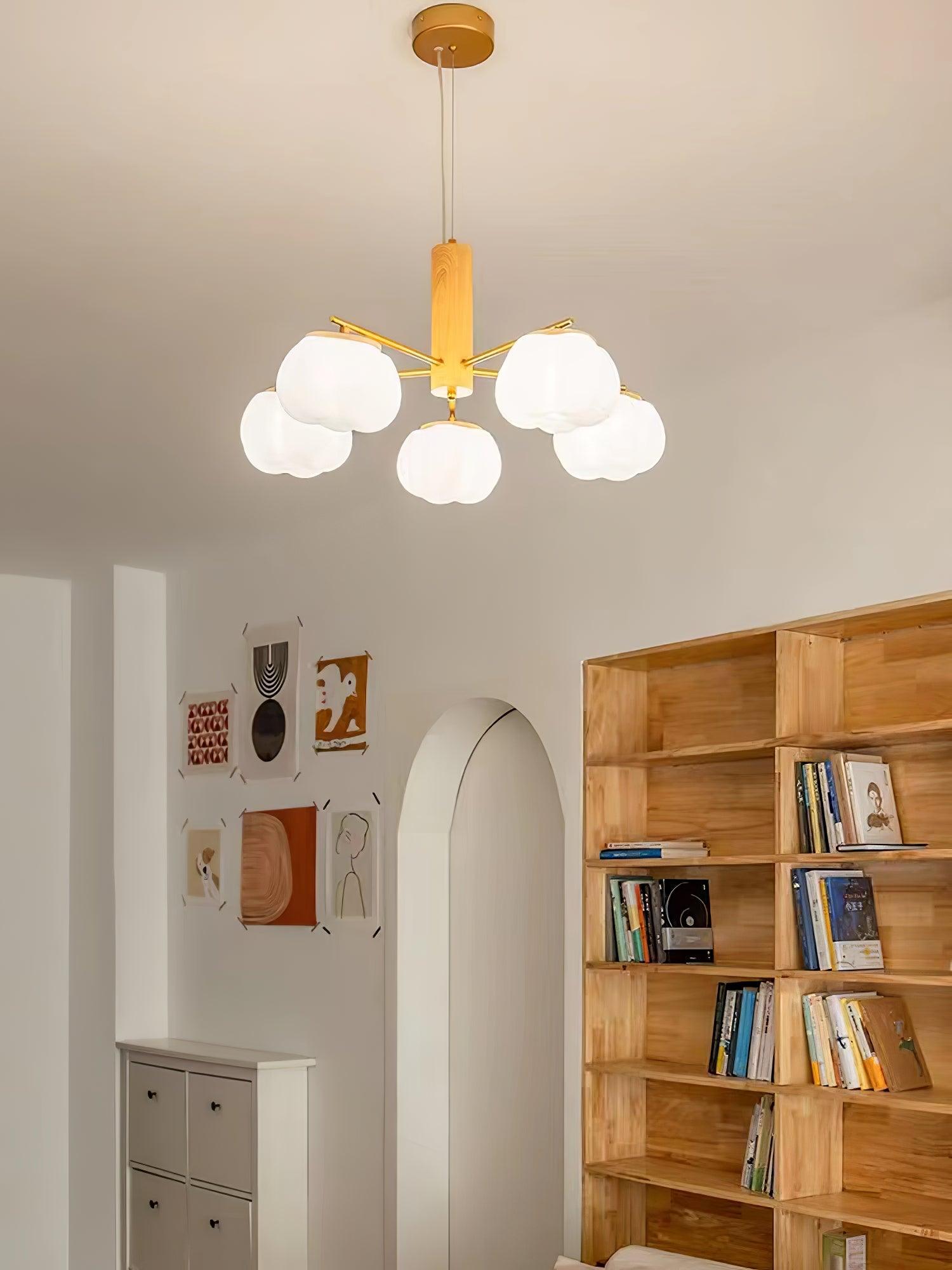 Cotton Balls Chandelier - Lumpaz
