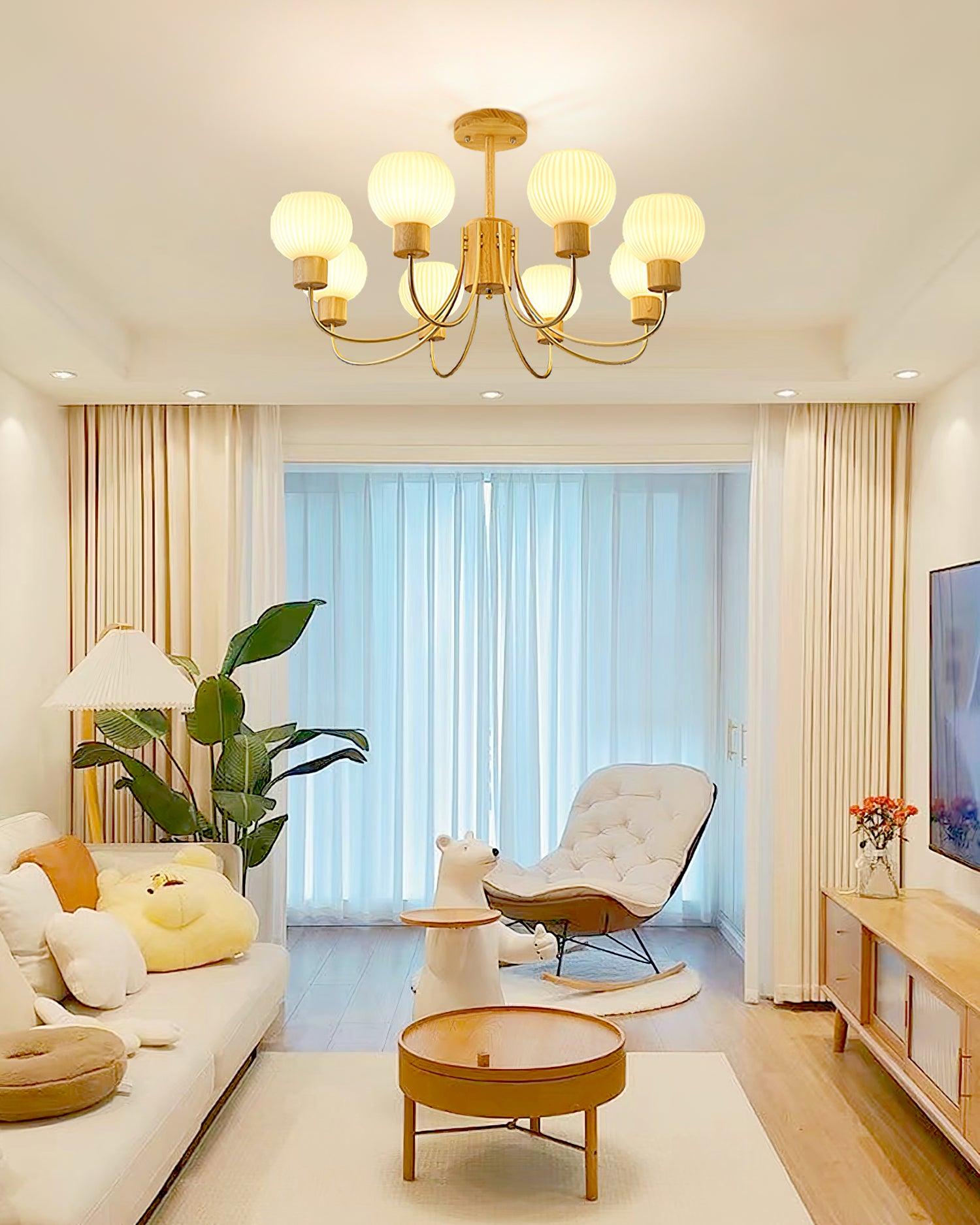Donnelly Wooden Chandelier - Lumpaz