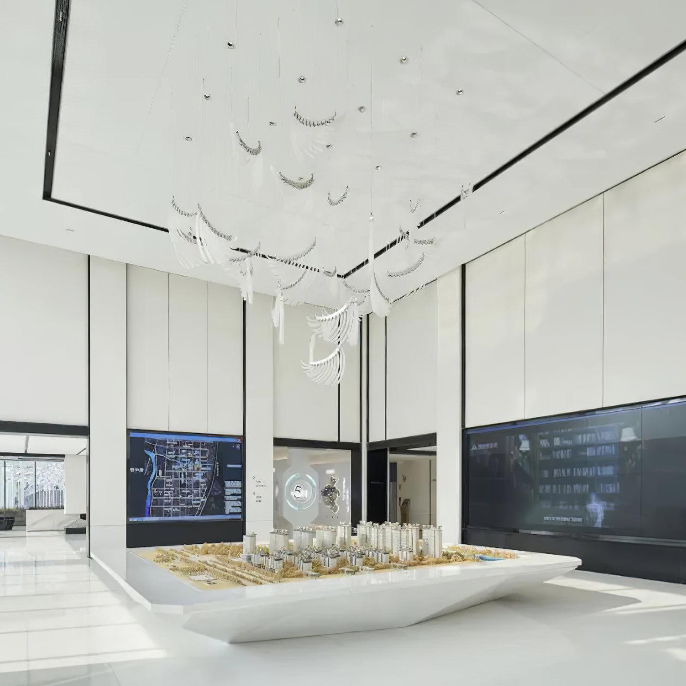 Tiered Palmette Chandelier - Lumpaz