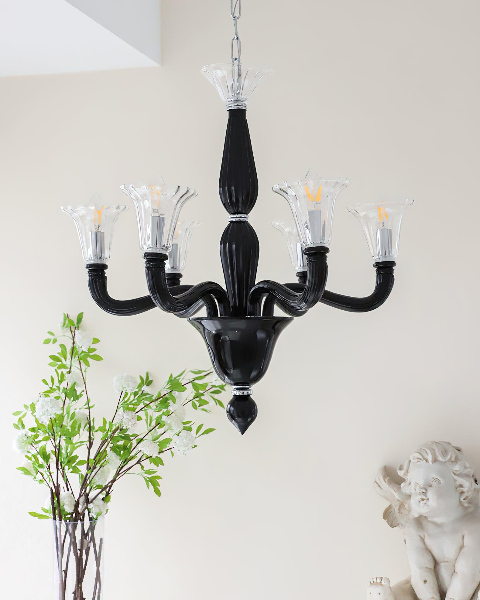 Murano Candle Chandelier - Lumpaz