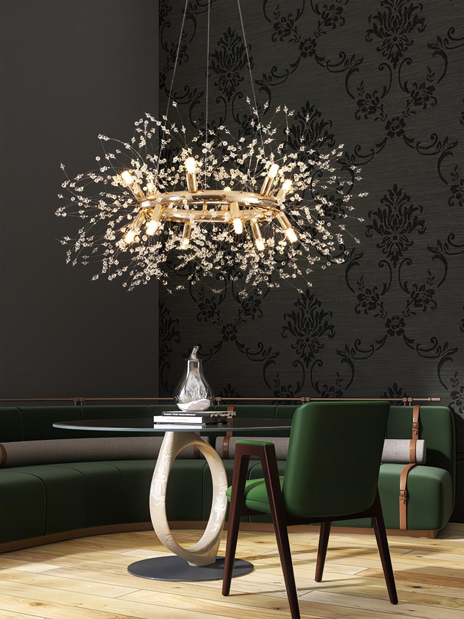 Dandelion Round Chandelier - Lumpaz