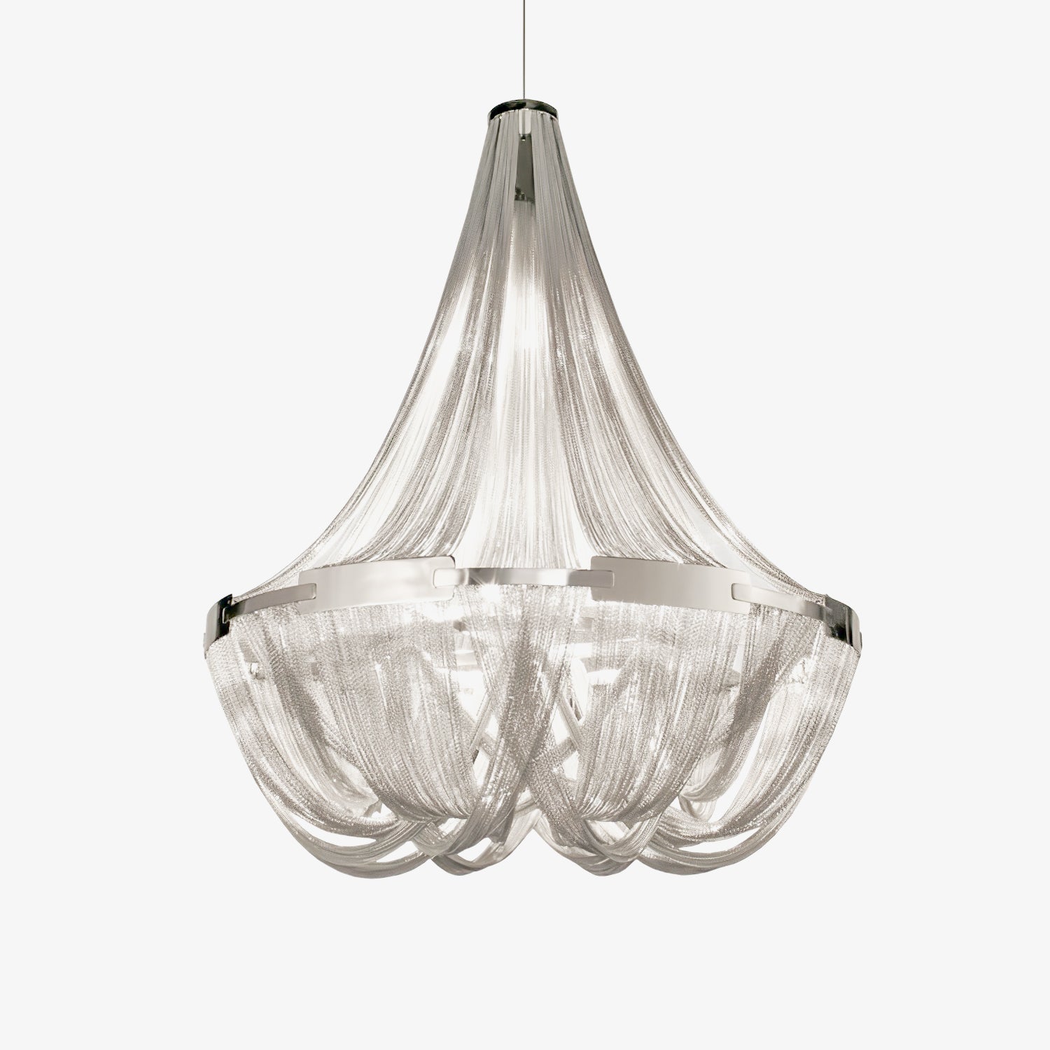 Tassel Aluminum Chain Chandelier - Lumpaz