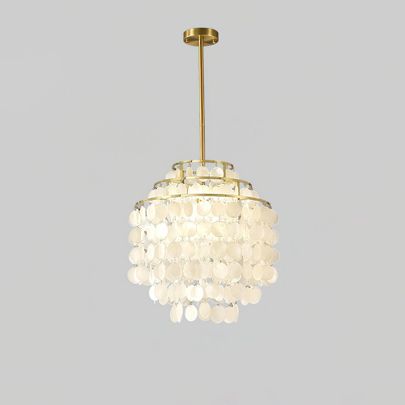 Round Shell Chandelier B - Lumpaz