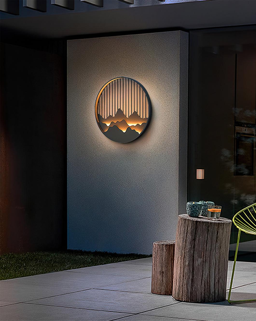 Mountain Outdoor Wall Lamp - Lumpaz