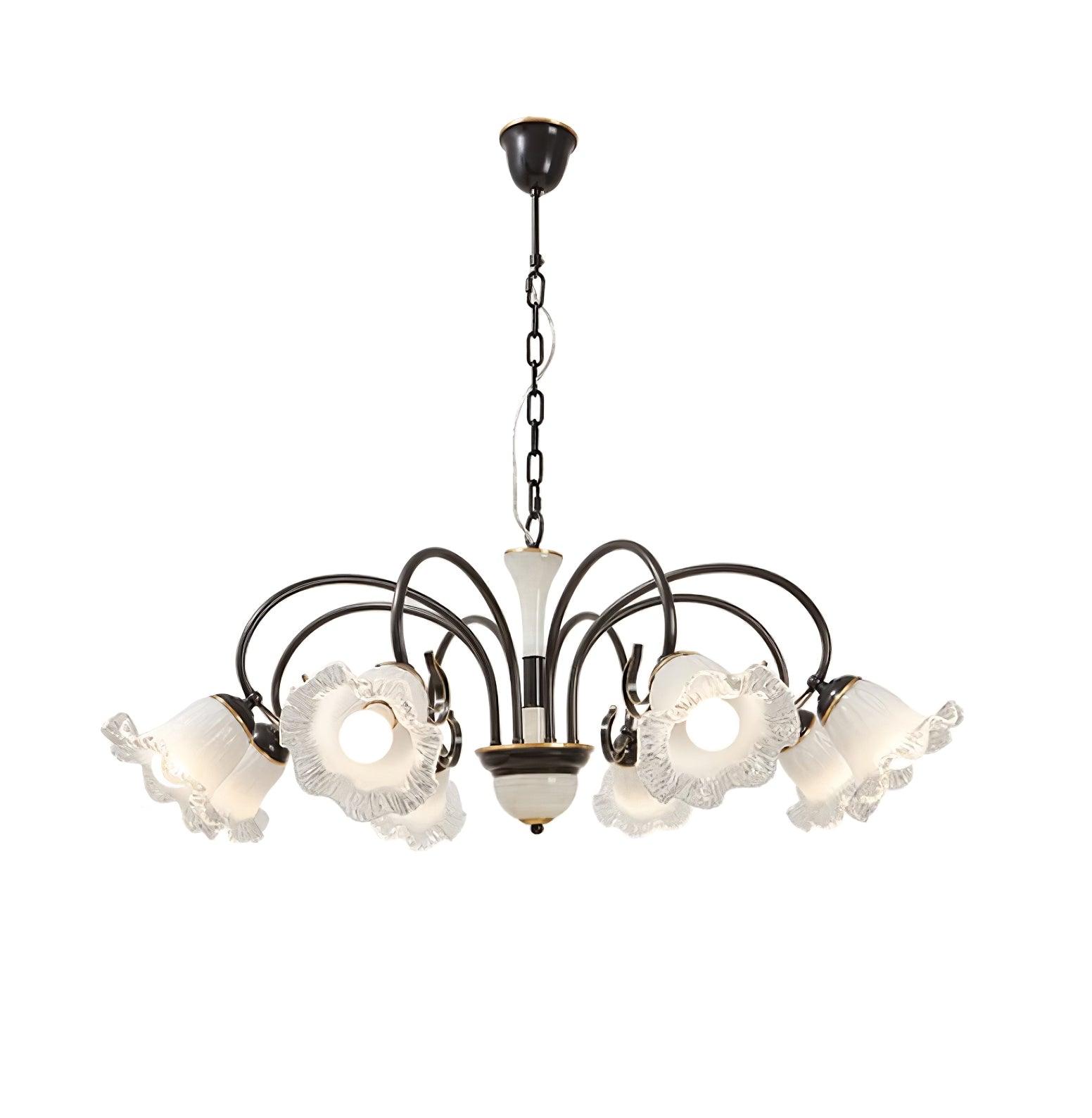 Luce Black Chandelier - Lumpaz