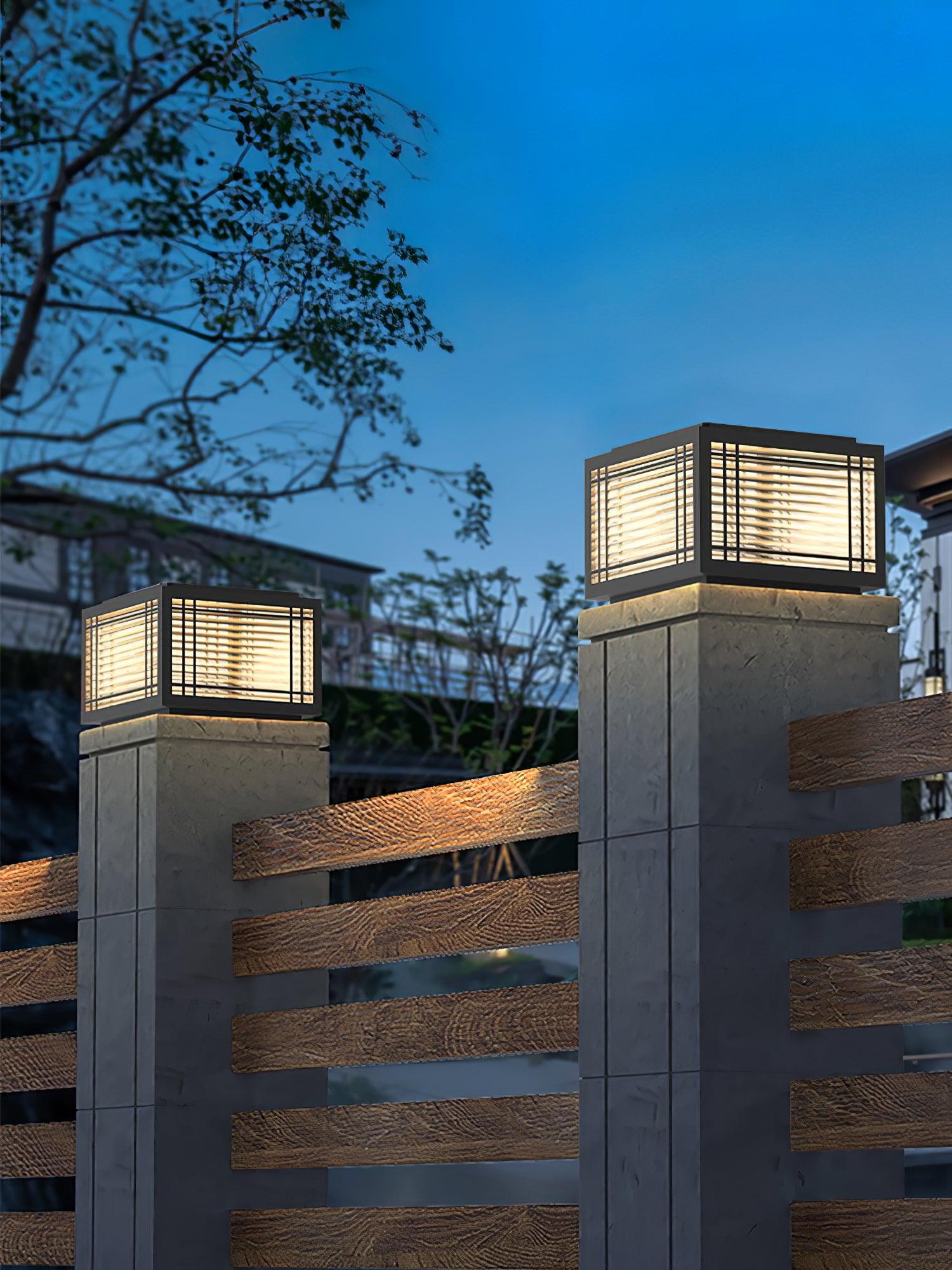 Deck Solar Outdoor Post Light - Lumpaz