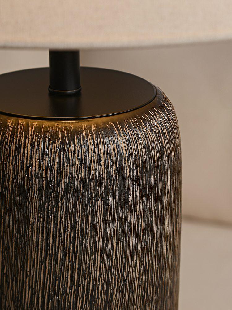 Weathered Wood Grain Floor Lamp - Lumpaz