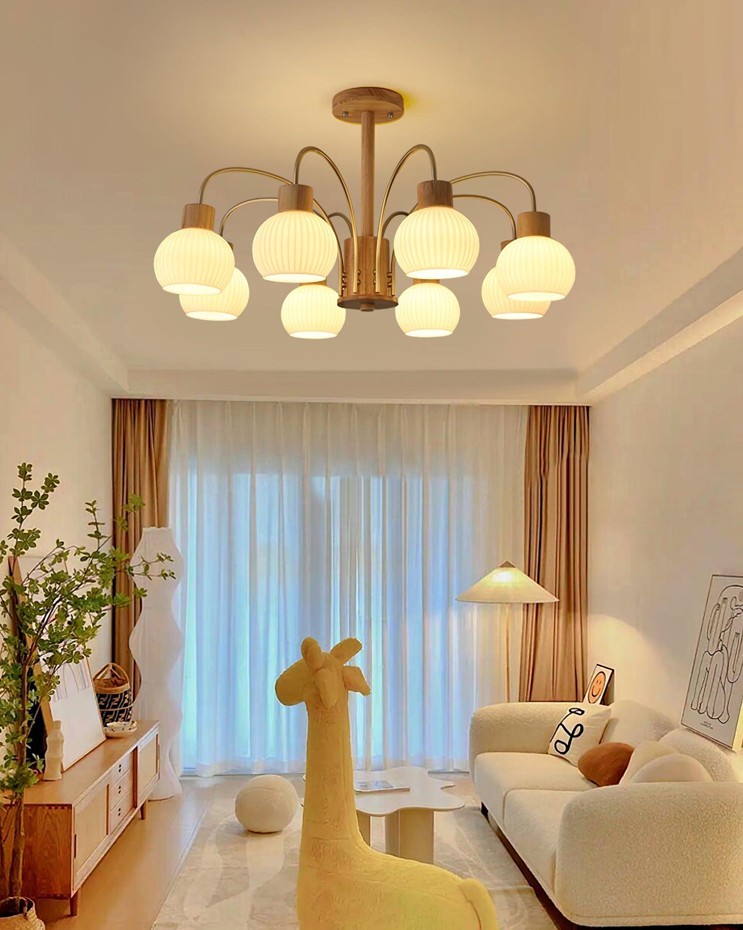 Donnelly Wooden Chandelier - Lumpaz