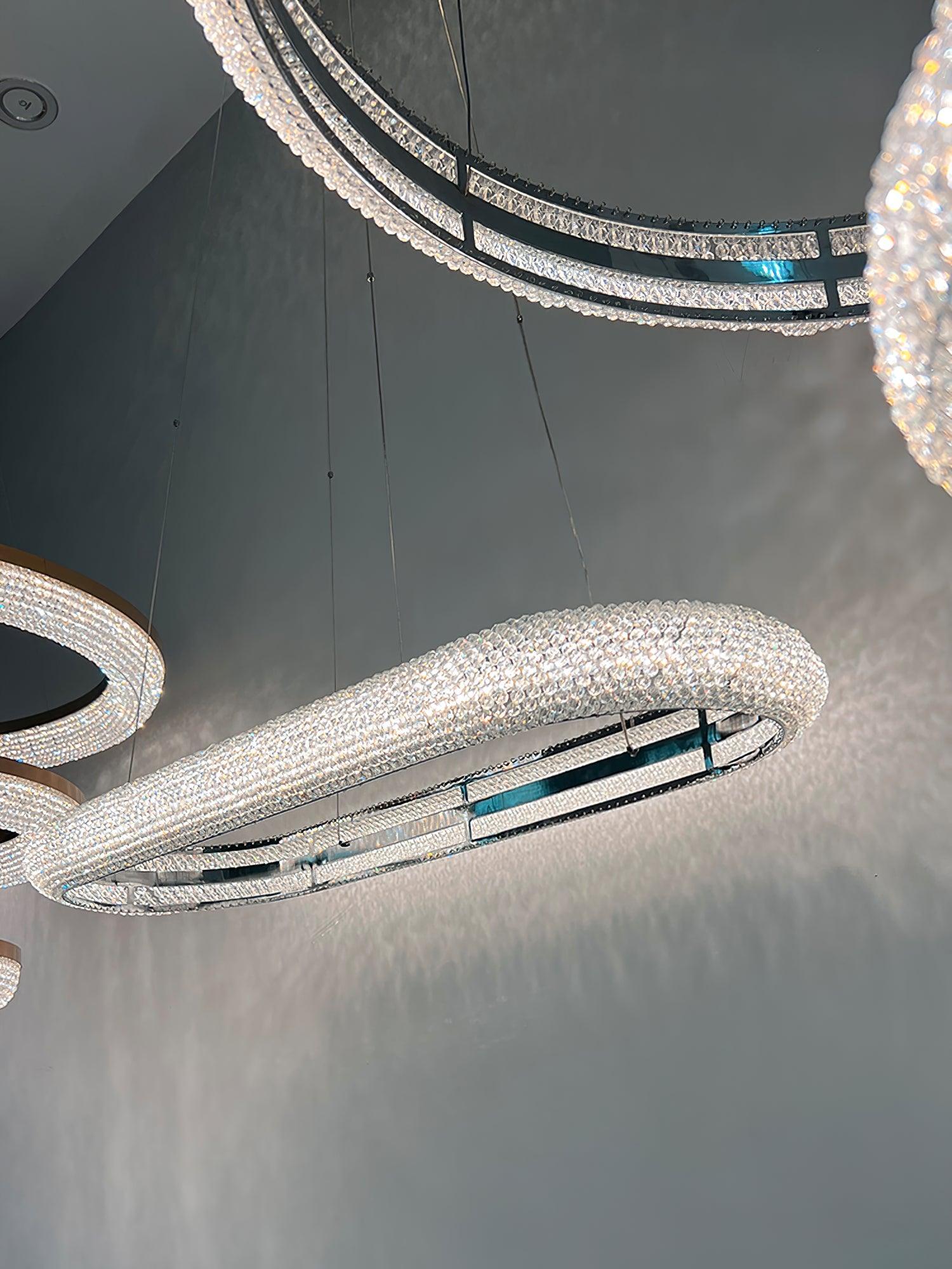 Asscher Ring Chandelier - Lumpaz