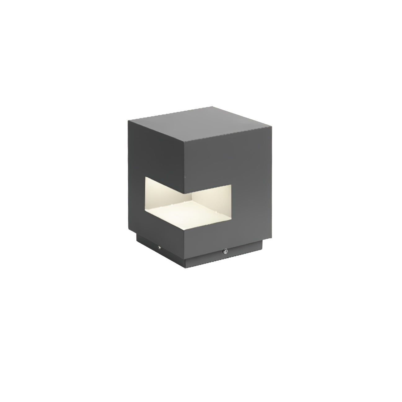 Regular Cube Solar Power Post Light - Lumpaz