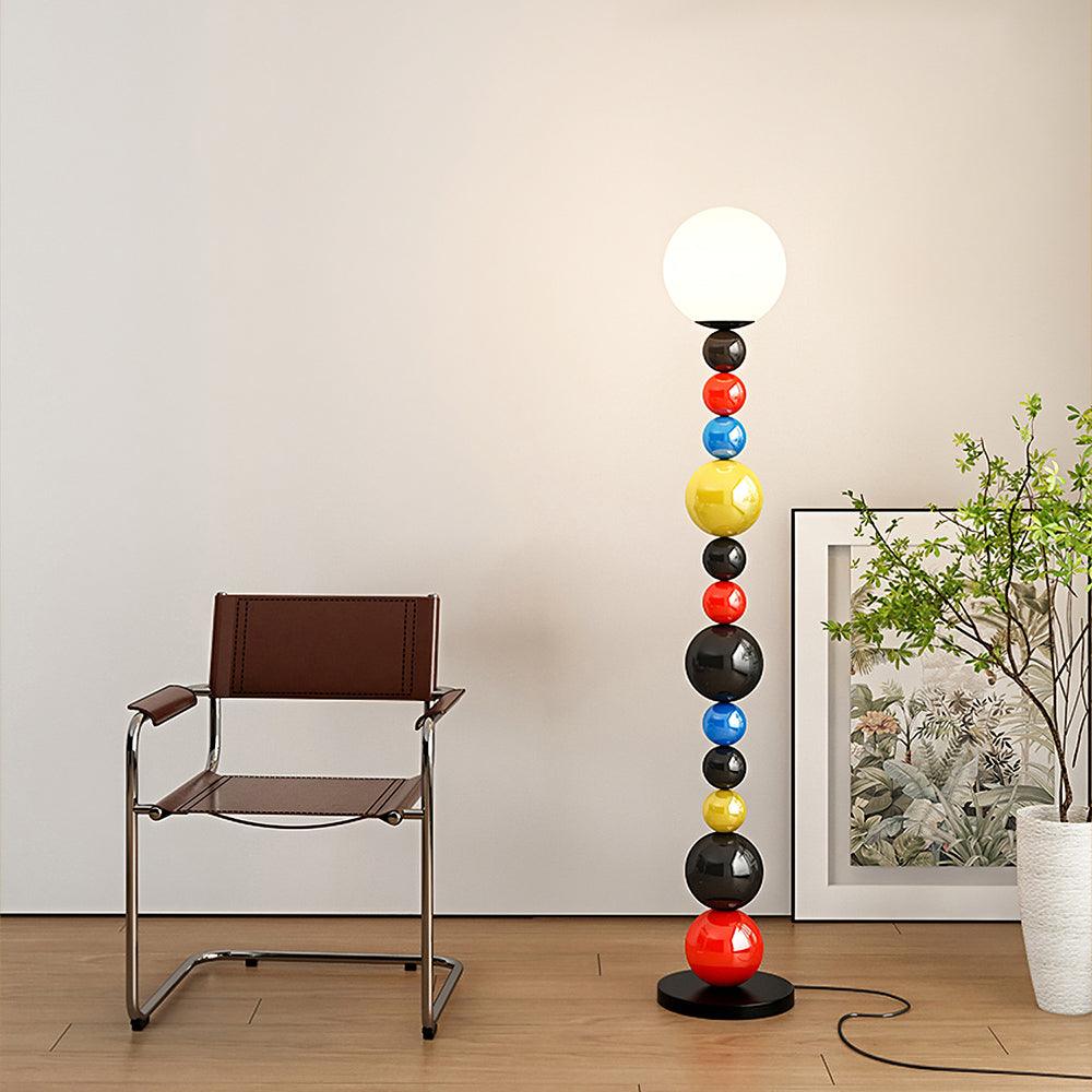 Colorful Round Ball Floor Lamp - Lumpaz