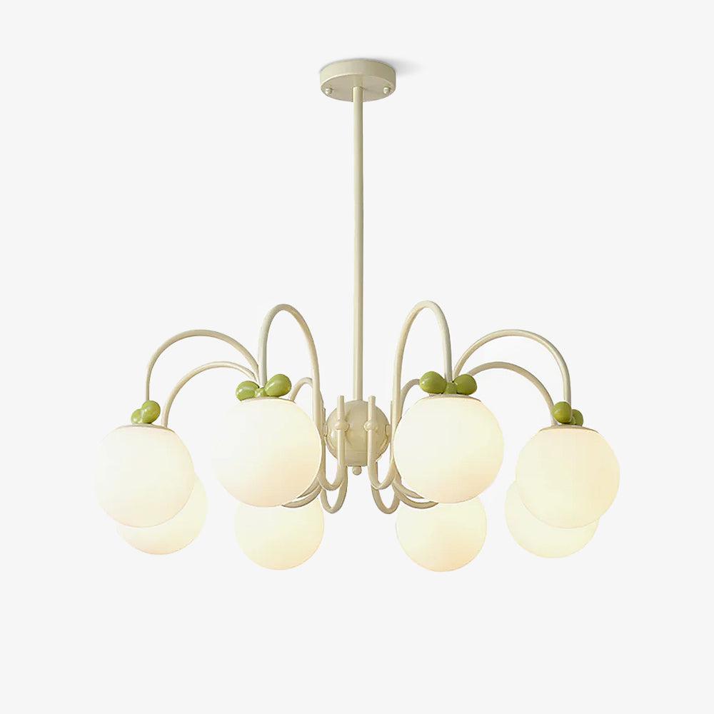 Cream Cherry Chandelier - Lumpaz