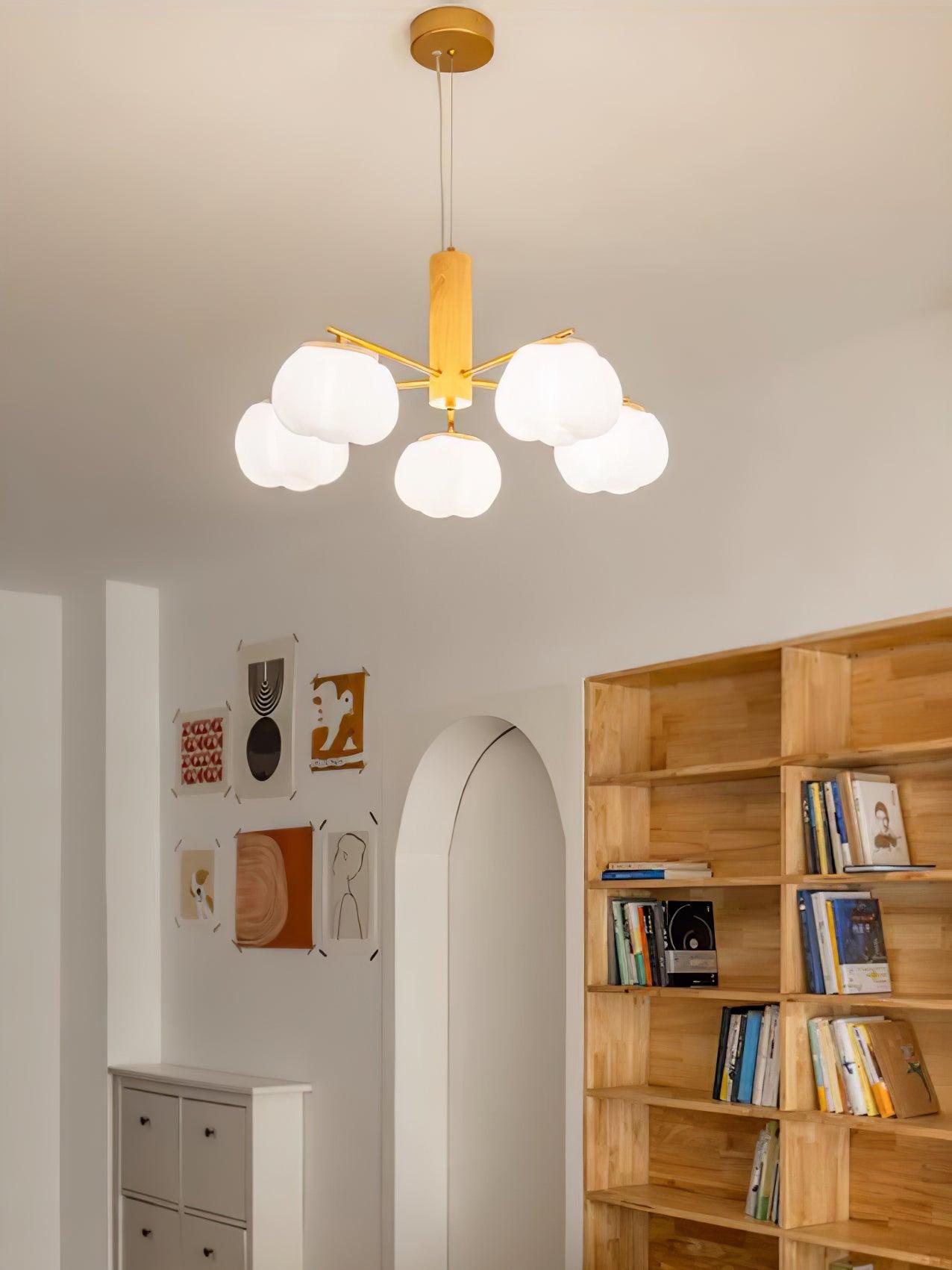 Cotton Balls Chandelier - Lumpaz