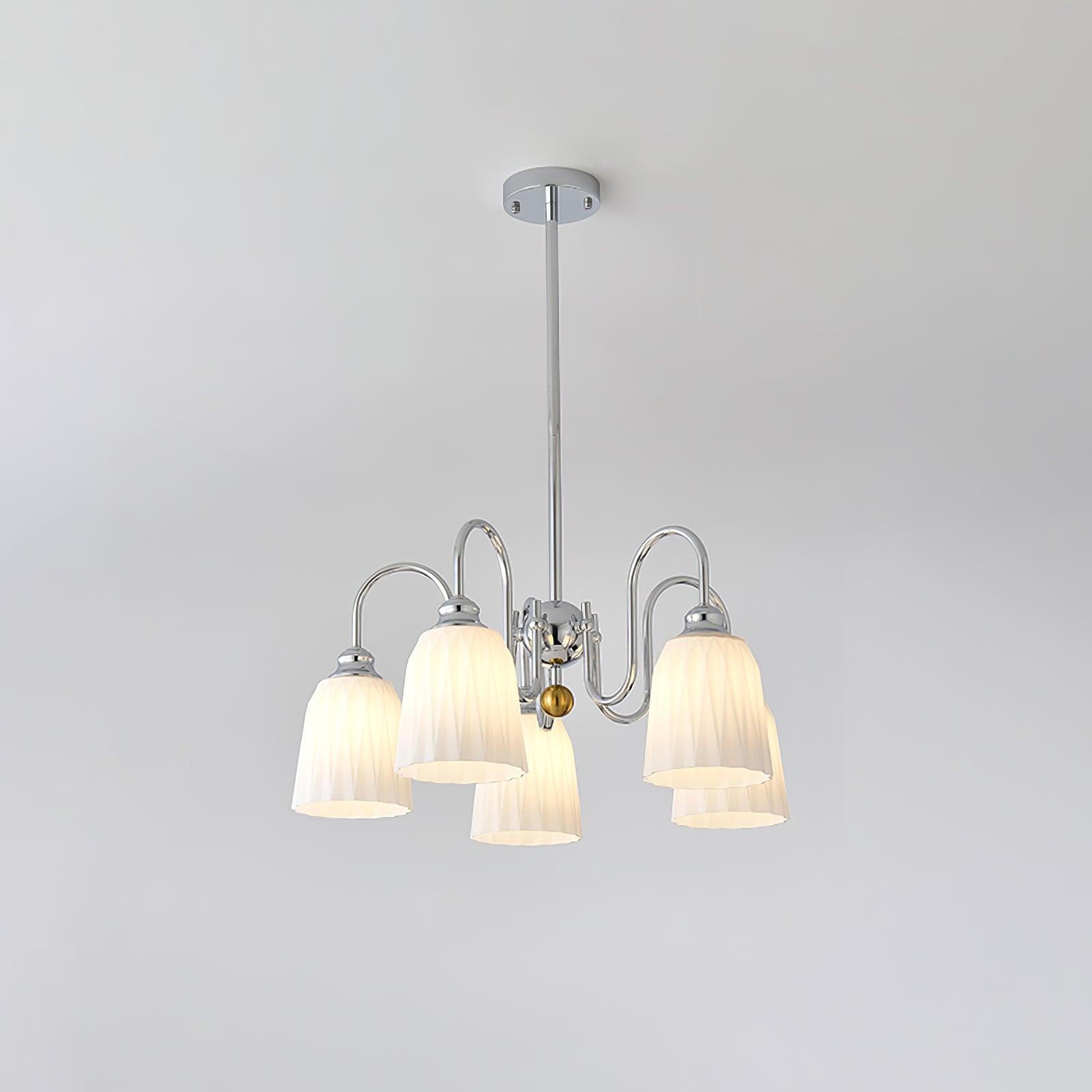 Bauhaus Pleated Chandelier - Lumpaz