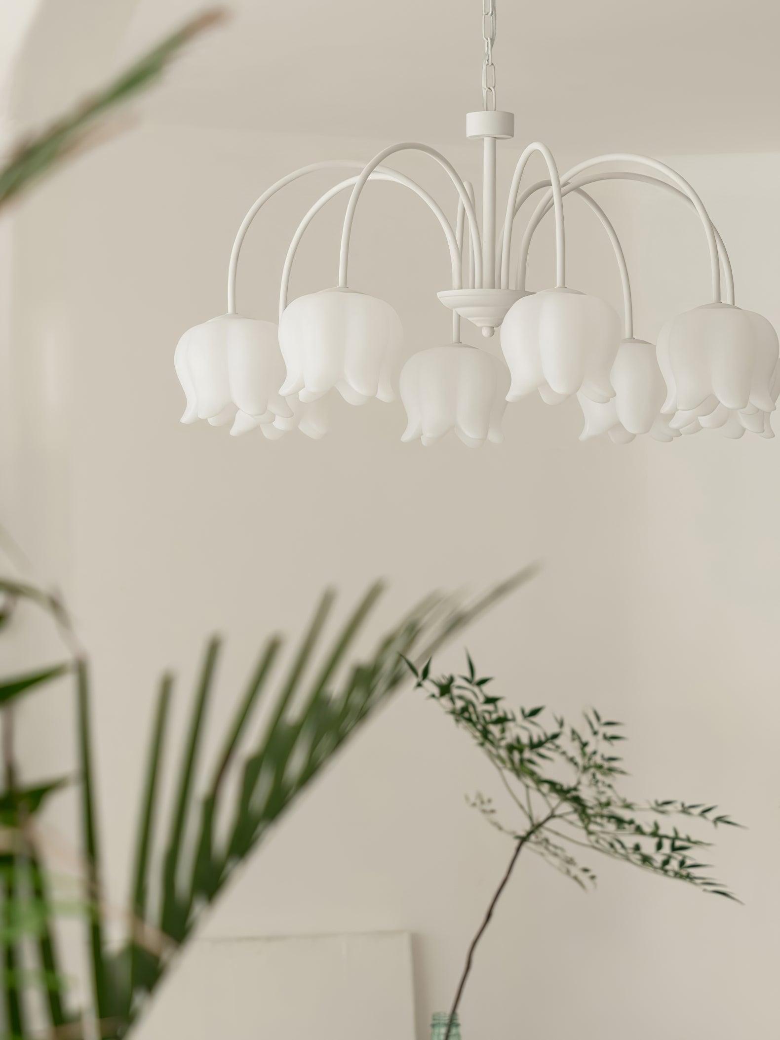 Curved Arm Bell Chandelier - Lumpaz