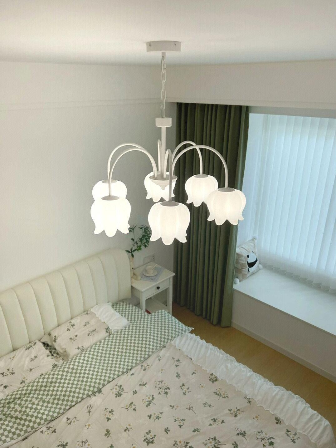 Curved Arm Bell Chandelier - Lumpaz